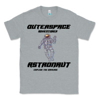 Heather Grey Outer Space Adventurer Astronaut Classic Tee - Bettercallsaul
