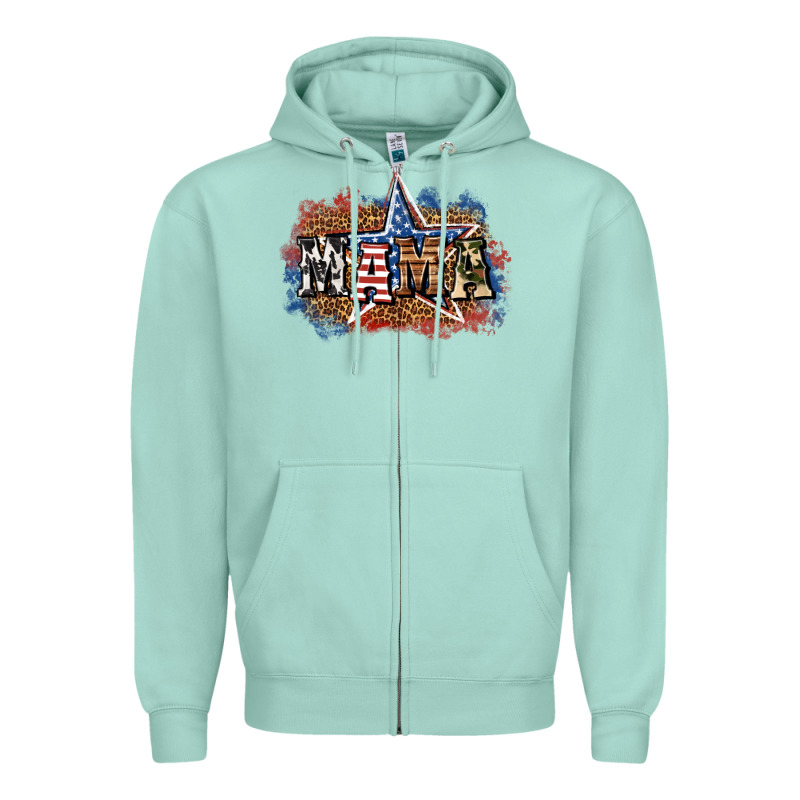 Patriotic Mama Zipper Hoodie by BundleAndBundleShop | Teevron