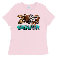 Bubblegum Pink American Football Senior 2023 Ladies Tee - BundleAndBundleShop