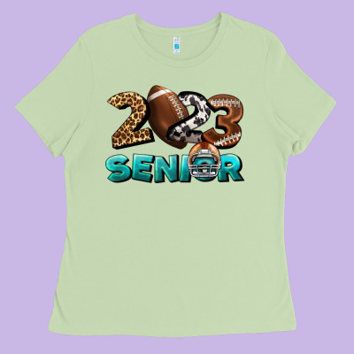 American Football Senior 2023 Ladies Tee Designed By Bundleandbundleshop