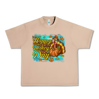 Burro Happy Turkey Day Urban Heavy Tee - texasbilliewilder