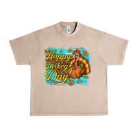 French Oak Happy Turkey Day Urban Heavy Tee - texasbilliewilder