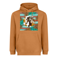 Meerkat western mustang horse Heavyweight Hoodie - LillyAllenDesigns