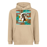 Mushroom western mustang horse Heavyweight Hoodie - LillyAllenDesigns
