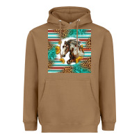 Toasted Coconut western mustang horse Heavyweight Hoodie - LillyAllenDesigns