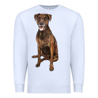 White plott hound Premium Sweatshirt - LillyAllenDesigns