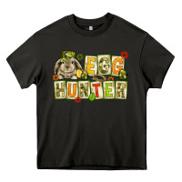Asphalt Egg hunter with camouflage plate letters Heavy Core Tee - NancyCooperArtShop