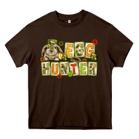 Egg Hunter With Camouflage Plate Letters Heavy Core Tee | Teevron