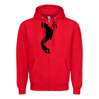 Red mj, dance Zipper Hoodie - tuanDangUi