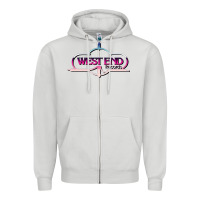 Dove Grey west end records Zipper Hoodie - tuanDangUi