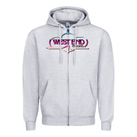 Heather Grey west end records Zipper Hoodie - tuanDangUi