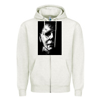 Oatmeal Heather michael, myers, halloween Zipper Hoodie - tuanDangUi