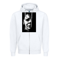 White michael, myers, halloween Zipper Hoodie - tuanDangUi