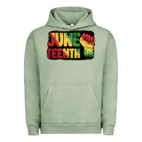 Pigment Oil Green juneteenth Urban Hoodie - BarkalooDesign