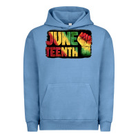 Pigment Pebble Blue juneteenth Urban Hoodie - BarkalooDesign