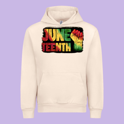 Juneteenth Urban Hoodie Designed By Barkaloodesign