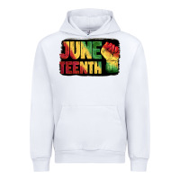 White juneteenth Urban Hoodie - BarkalooDesign