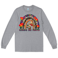 Heather Grey cinco de mayo rainbow Long Sleeve Tee - CowGirlArtShop