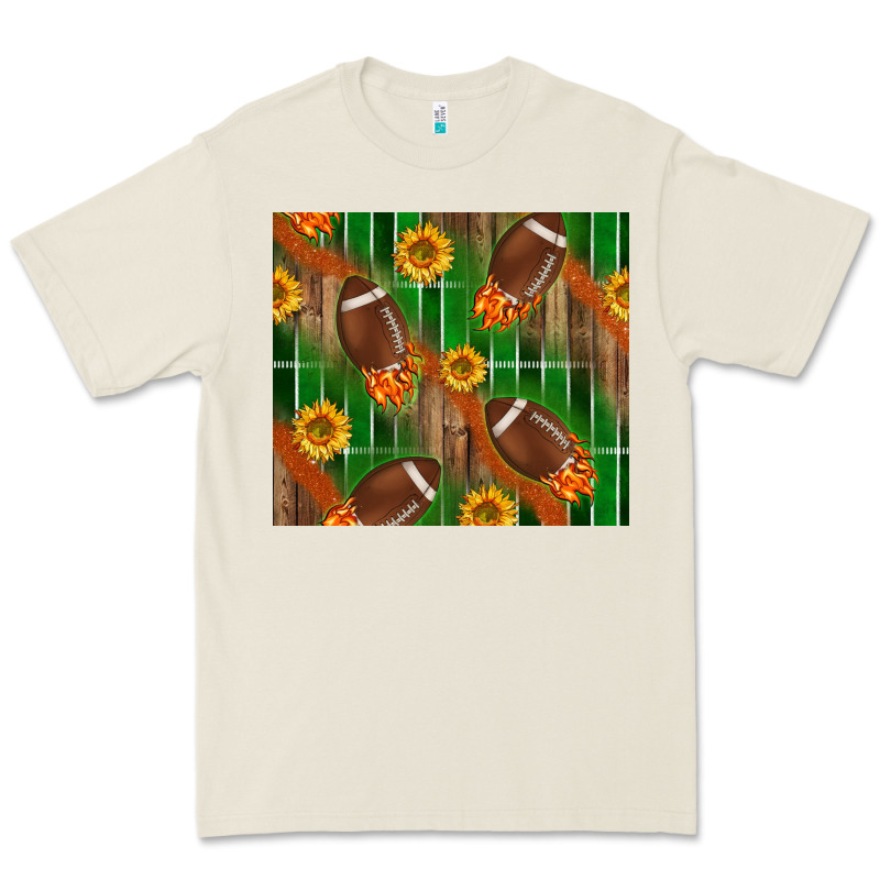 American Football With Sunflower Tumbler Premium Tee by BundleAndBundleShop | Teevron