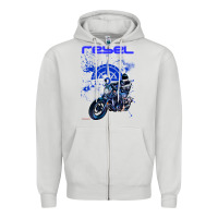 Dove Grey cmx 1100 rebel custom Zipper Hoodie - tuanDangUi