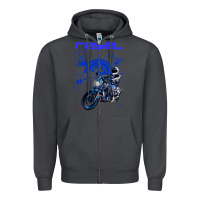 Smoke cmx 1100 rebel custom Zipper Hoodie - tuanDangUi