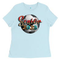 Baby Blue soccer senior 2023 Ladies Tee - BundleAndBundleShop