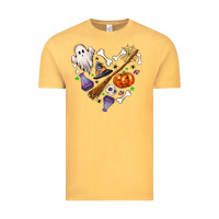 Vintage Mustard love hallowen Vintage Tee - NancyCooperArtShop