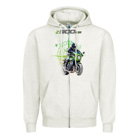 Oatmeal Heather kawa cafe racer z 9 rs 900 Zipper Hoodie - tuanDangUi