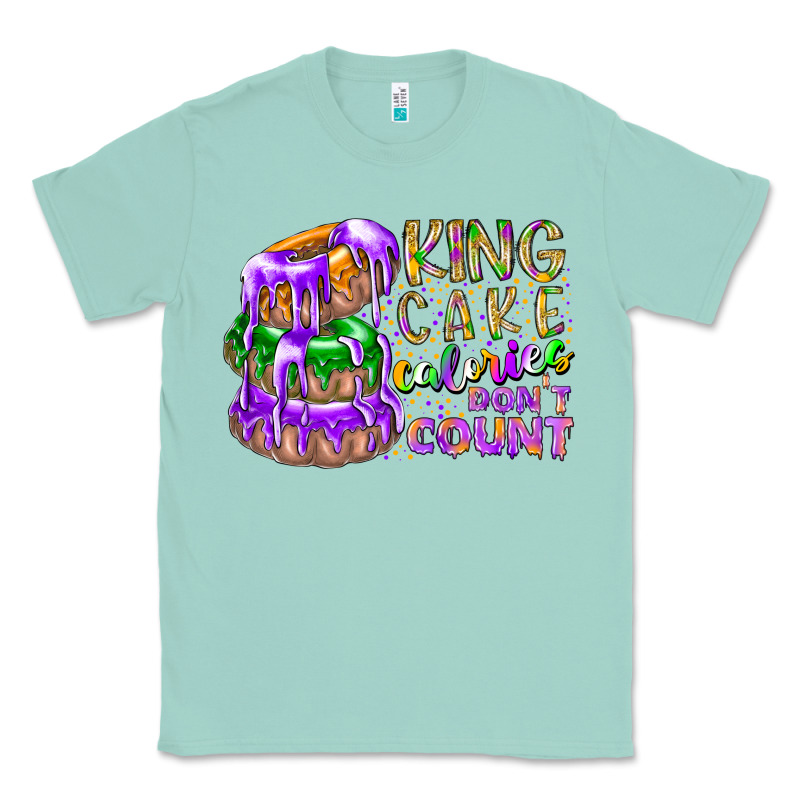 King Cake Calories Dont Count Classic Tee by RacoonDesign | Teevron