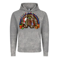 Cloud Rock Army Christmas rainbow Vintage Hoodie - NancyCooperArtShop