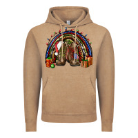 Vintage Coffee Army Christmas rainbow Vintage Hoodie - NancyCooperArtShop
