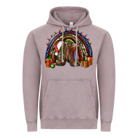 Vintage Zinc Army Christmas rainbow Vintage Hoodie - NancyCooperArtShop
