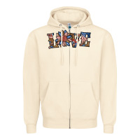 Sandshell love american sunflower Zipper Hoodie - BundleAndBundleShop