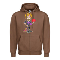 Chestnut ben stiller   white goodman Zipper Hoodie - tuanDangUi