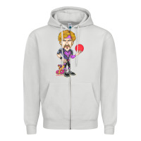 Dove Grey ben stiller   white goodman Zipper Hoodie - tuanDangUi
