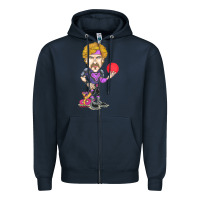 Navy ben stiller   white goodman Zipper Hoodie - tuanDangUi