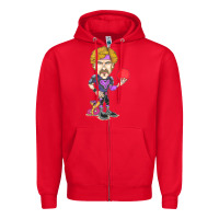 Red ben stiller   white goodman Zipper Hoodie - tuanDangUi