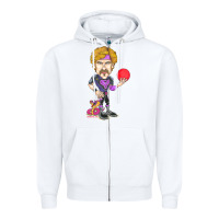 White ben stiller   white goodman Zipper Hoodie - tuanDangUi