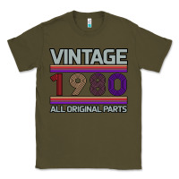 Army Green Vintage 1980 Birthday Classic Tee - Bettercallsaul