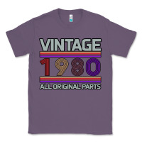 Lavender Vintage 1980 Birthday Classic Tee - Bettercallsaul