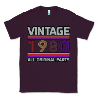 Plum Vintage 1980 Birthday Classic Tee - Bettercallsaul