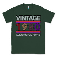 Vintage 1980 Birthday Classic Tee | Teevron