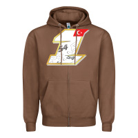 Chestnut toprak razgatlioglu race number 1 2022 white Zipper Hoodie - tuanDangUi