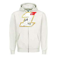 Oatmeal Heather toprak razgatlioglu race number 1 2022 white Zipper Hoodie - tuanDangUi