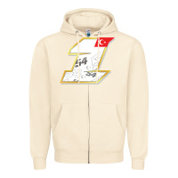 Sandshell toprak razgatlioglu race number 1 2022 white Zipper Hoodie - tuanDangUi