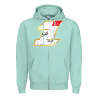 Seafoam toprak razgatlioglu race number 1 2022 white Zipper Hoodie - tuanDangUi