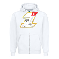 White toprak razgatlioglu race number 1 2022 white Zipper Hoodie - tuanDangUi