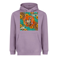 Lavender western percheron horse Heavyweight Hoodie - LillyAllenDesigns