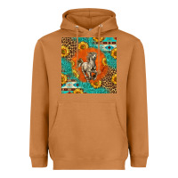 Meerkat western percheron horse Heavyweight Hoodie - LillyAllenDesigns