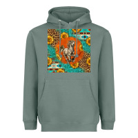 Sage western percheron horse Heavyweight Hoodie - LillyAllenDesigns